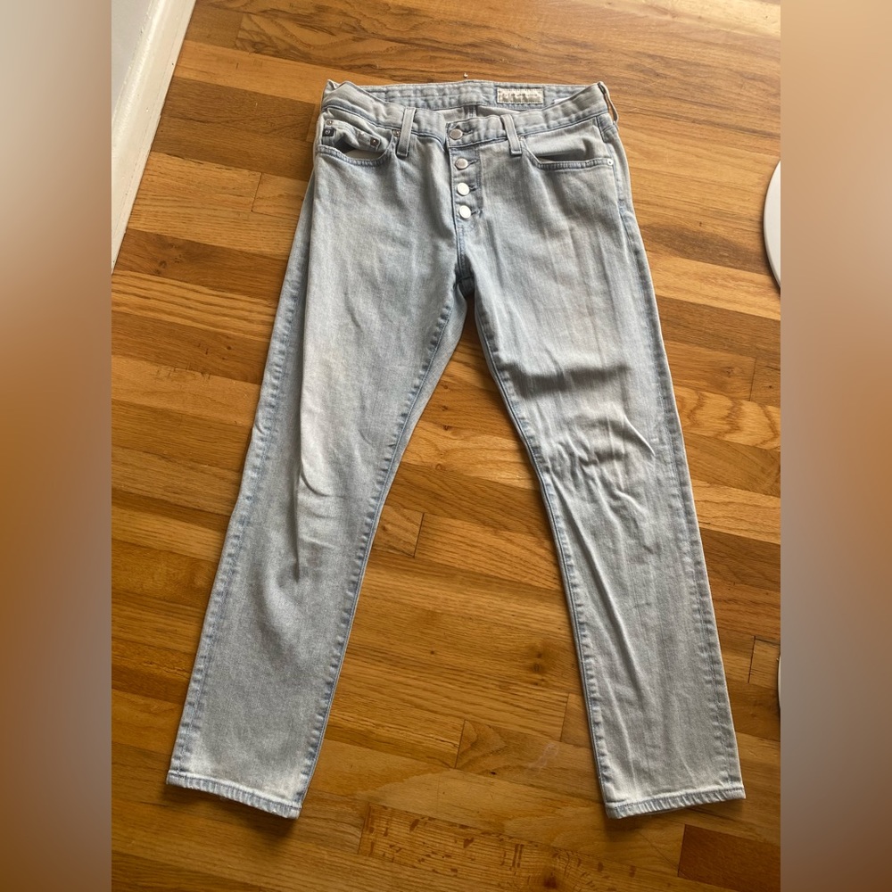 AG Anthropologie Nolan Ankle Button Up Jeans | 28R
